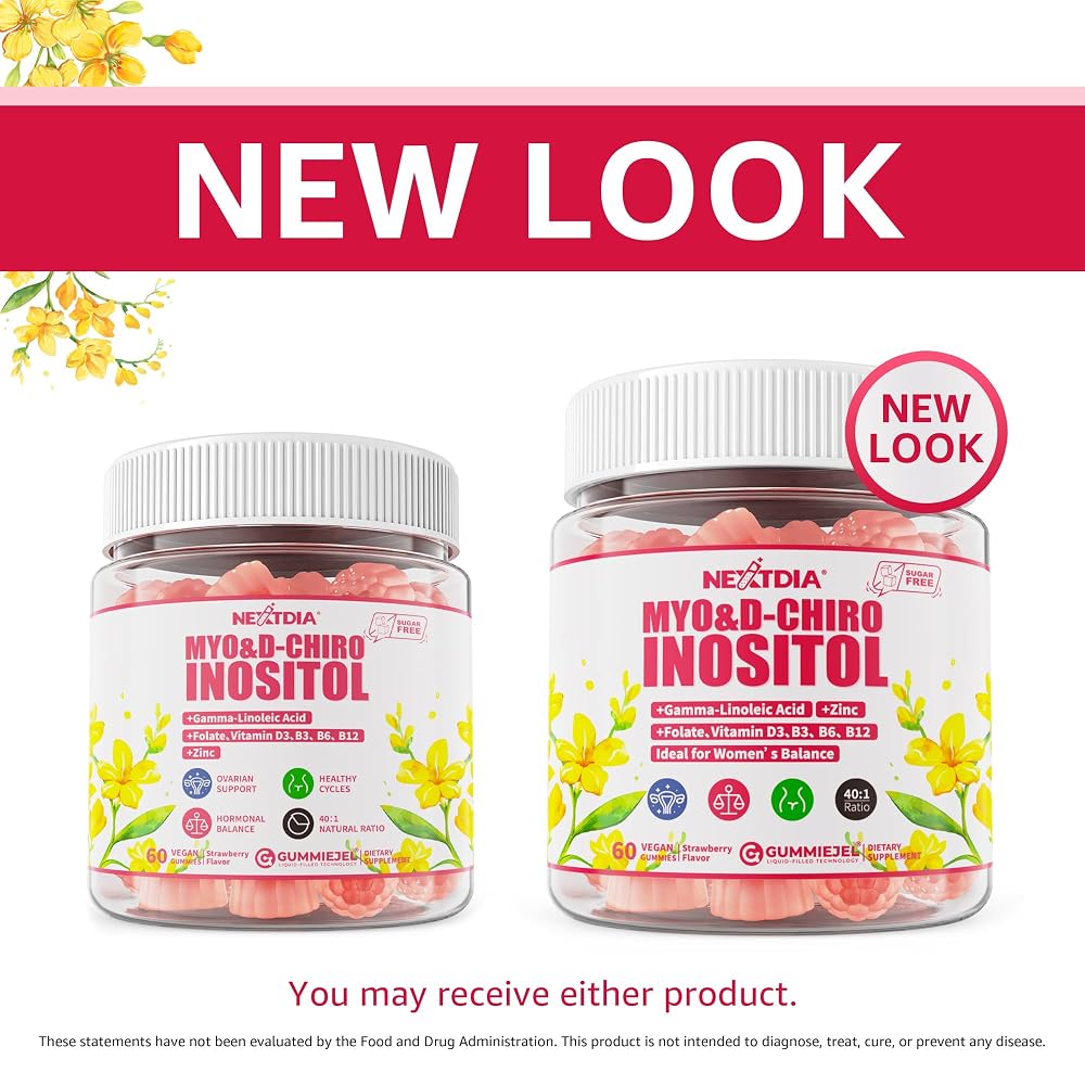 Nextdia Myo-Inositol & D-Chiro Inositol + GLA Gummies