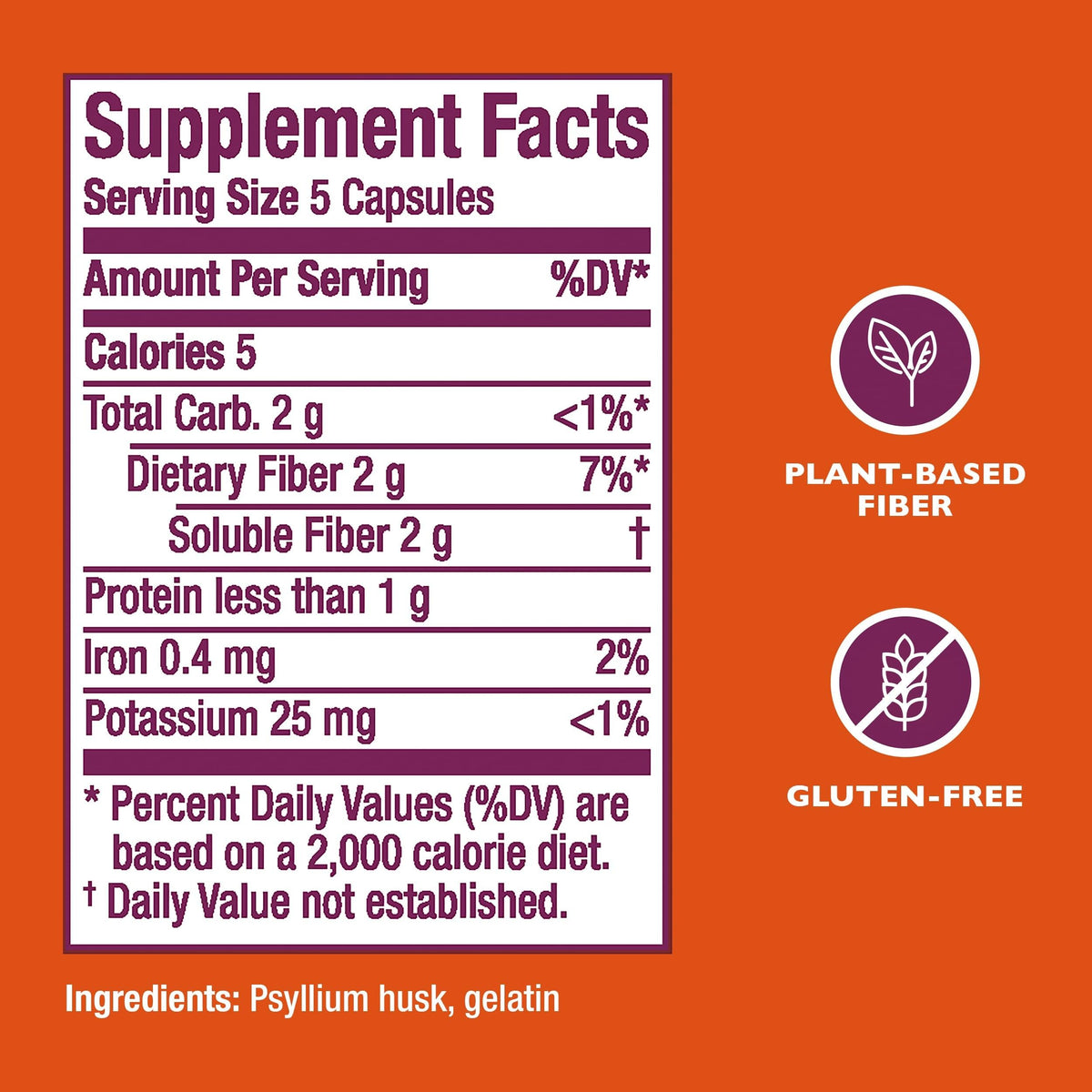Metamucil Multi-Health Fiber Capsules - 100 Capsules - image 2