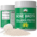 Peak Performance Hydrolyzed Bone Broth Collagen Protein Powder - 16.9 oz