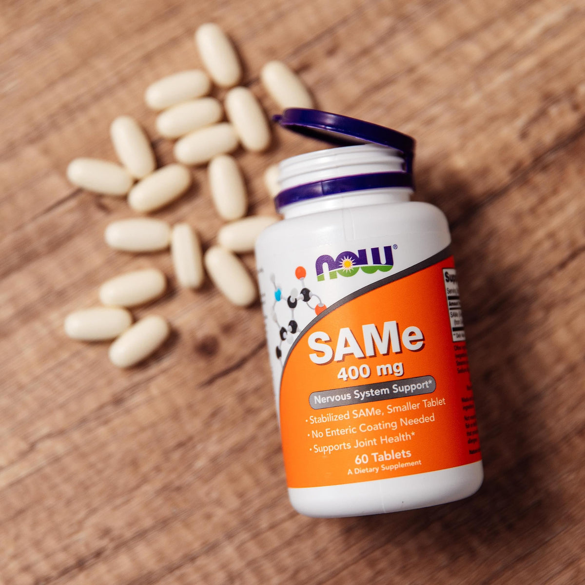 Now Supplements, Same (S-Adenosyl-L-Methionine) 400 mg, Nervous