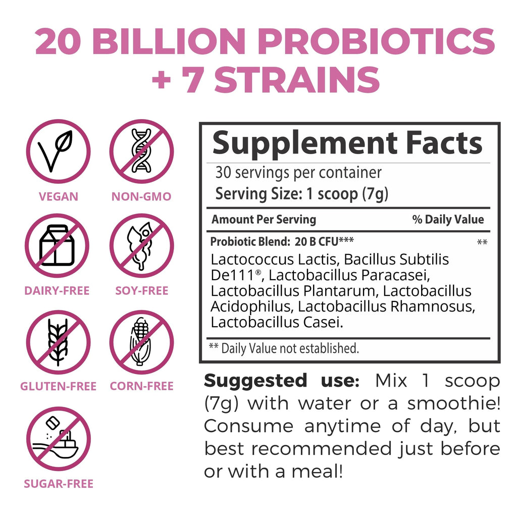 Teami Prebiotic and Probiotic Powder for Women - 30 Servings - image 2