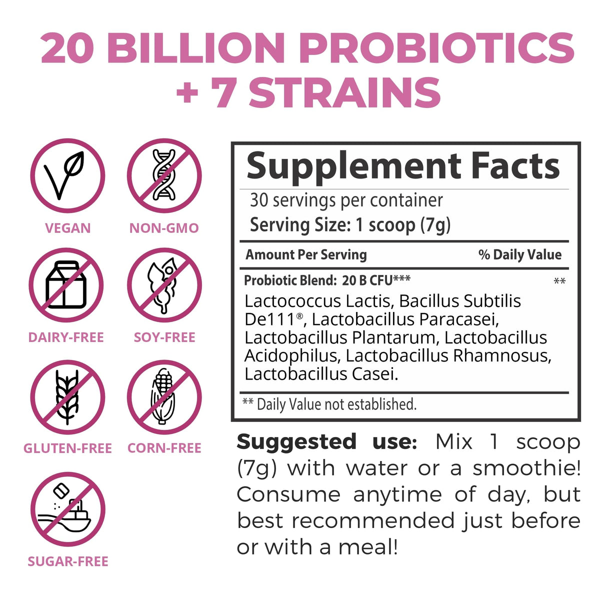 Teami Prebiotic and Probiotic Powder for Women - 30 Servings - image 2