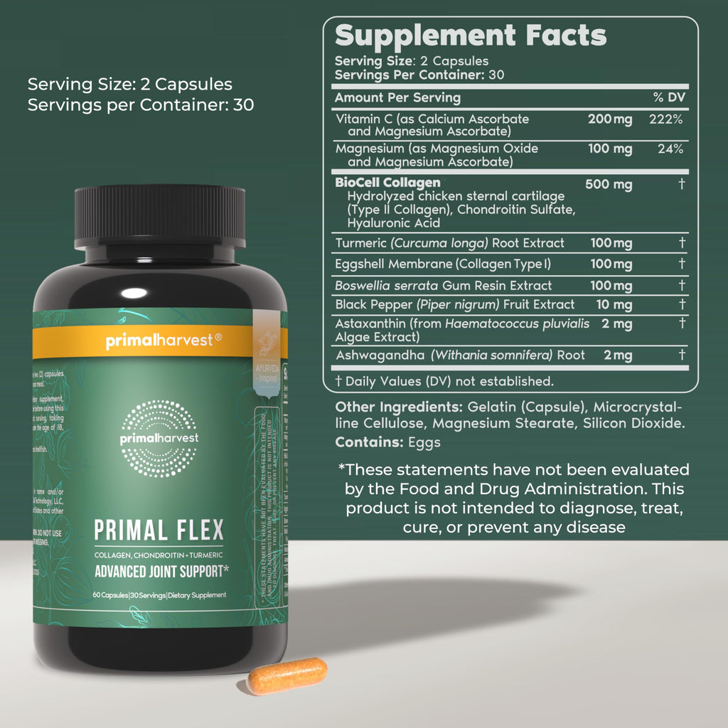 Primal Harvest Flex Daily Supplement - 60 Capsules - image 2