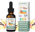 Go Healthy Natural Kids Vitamin D3 K2 Liquid Drops - 1 Fl Oz