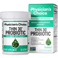 Physician's CHOICE Probiotics for Weight Management & Bloating - 30 Capsules