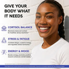 NUTRAHARMONY Cortisol Supplement for Women - Holy Basil