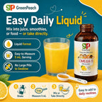 GreenPeach Omega 3 for Kids Liquid Fish Oil - 4 oz - image 5