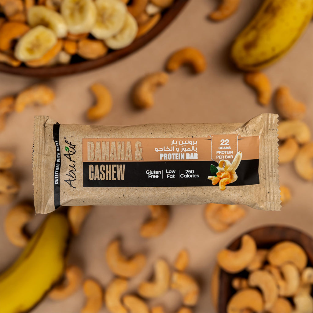 Abu Auf Protein Bar Banana with Cashew 22g - 1 Bar - image 5