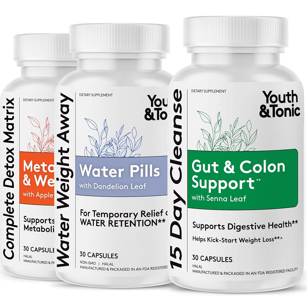 Youth & Tonic 3pk Detox Cleanse Weight Loss