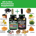 AyBet Sea Moss Shilajit Combo Bundle