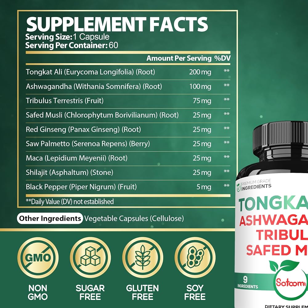 Satoomi Tongkat Ali Root Extract 200 - Strength