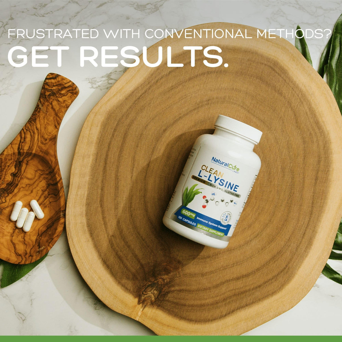 Natural Cure Labs Clean L-Lysine 600mg - 120 Capsules - image 7