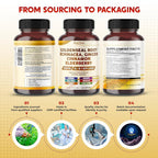 PeakPury Goldenseal Root 1500 mg with Echinacea - 150 Capsules - image 6