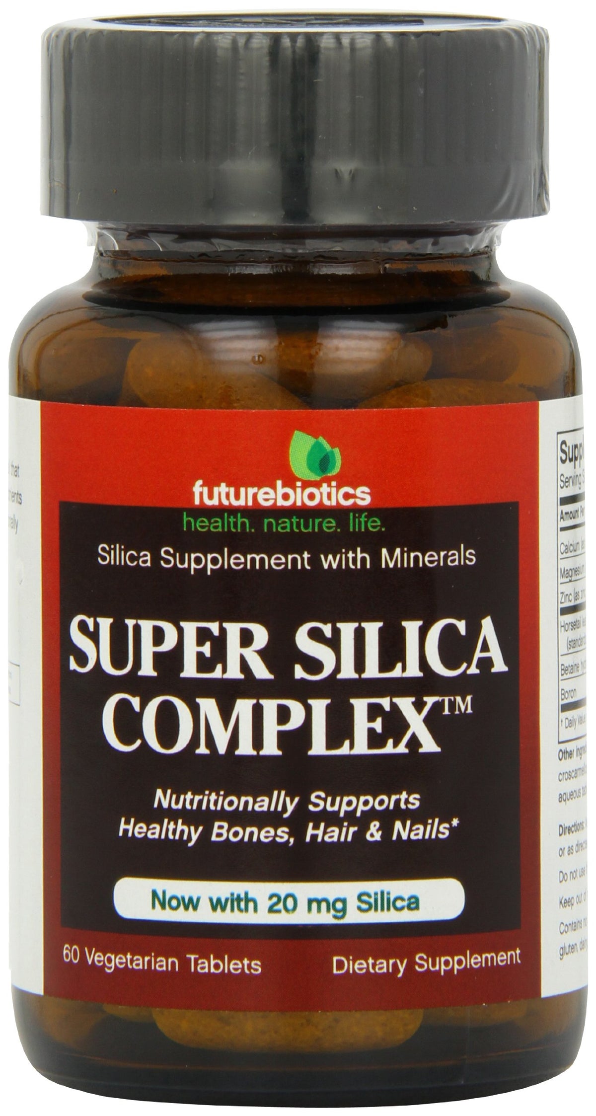 Futurebiotics Super Silica Complex Vegetarian Tablets - 120 Count - image 2