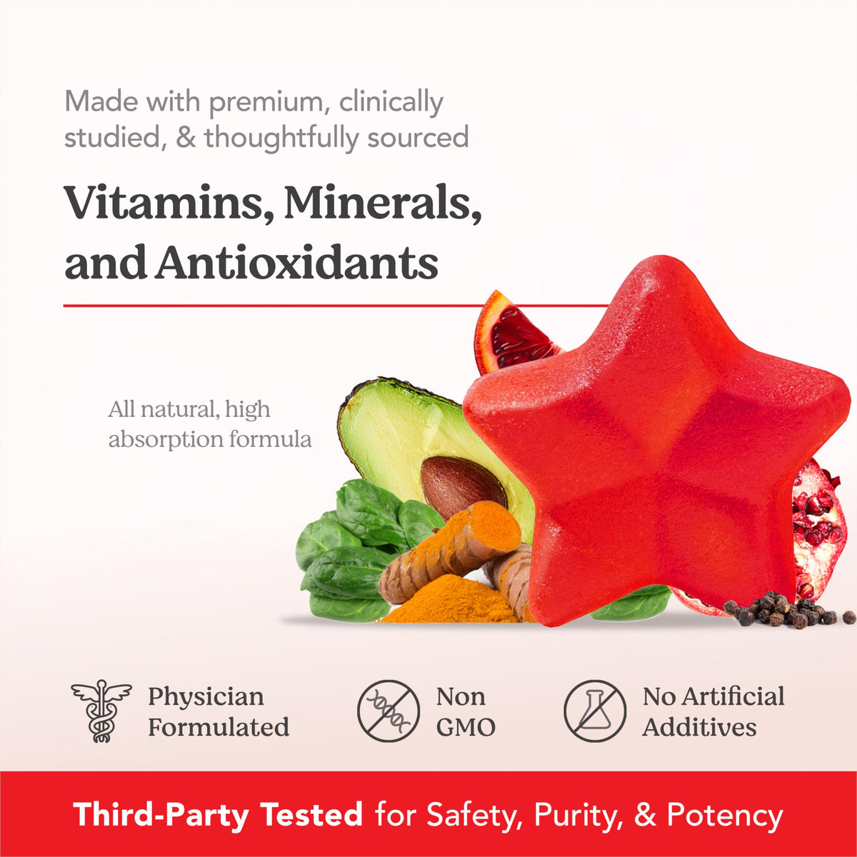HAIRtamin Vegan Gummy Stars Hair Vitamins