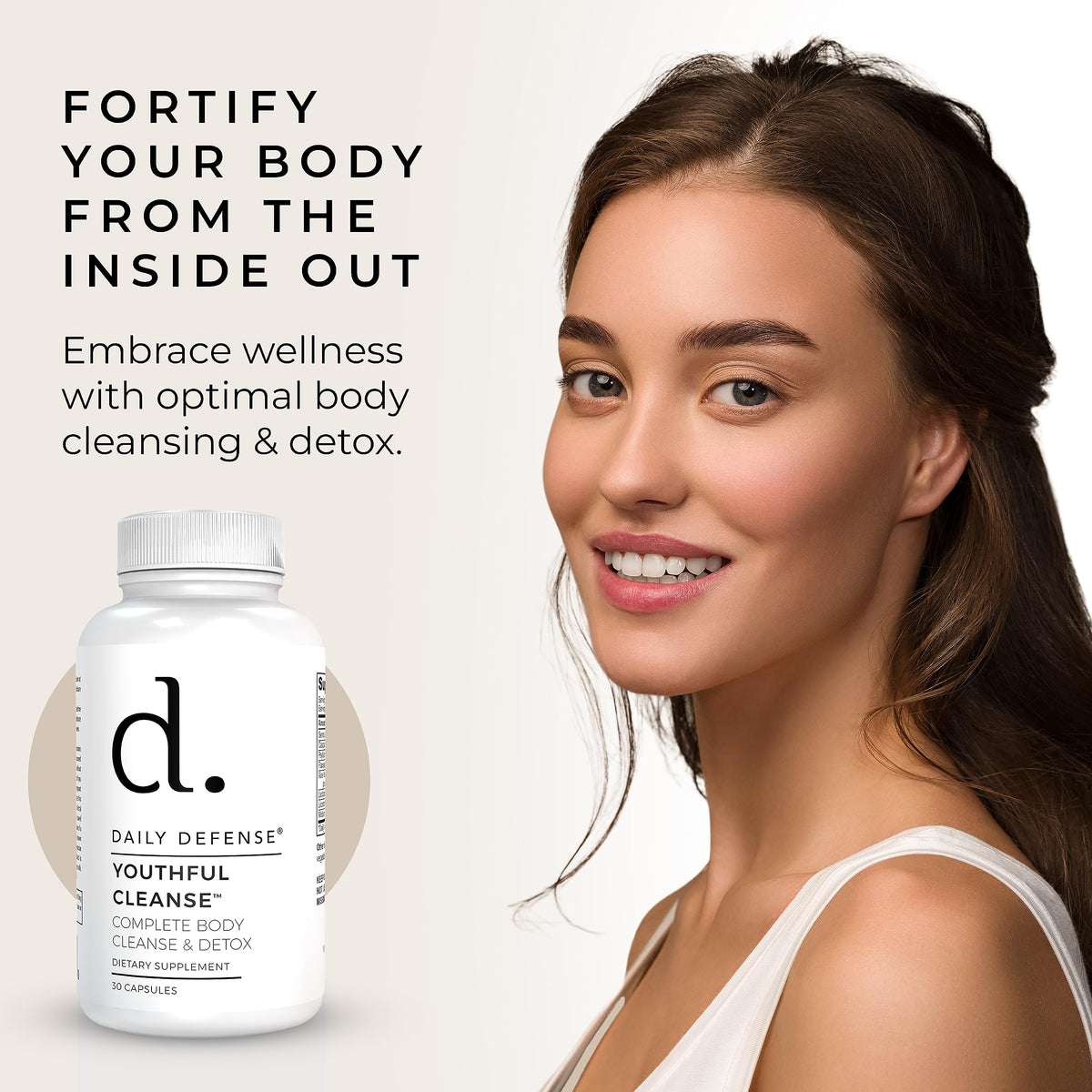 Daily Defense 14 Day Cleanse Pills Colon Cleanser - 30 Capsules - image 2