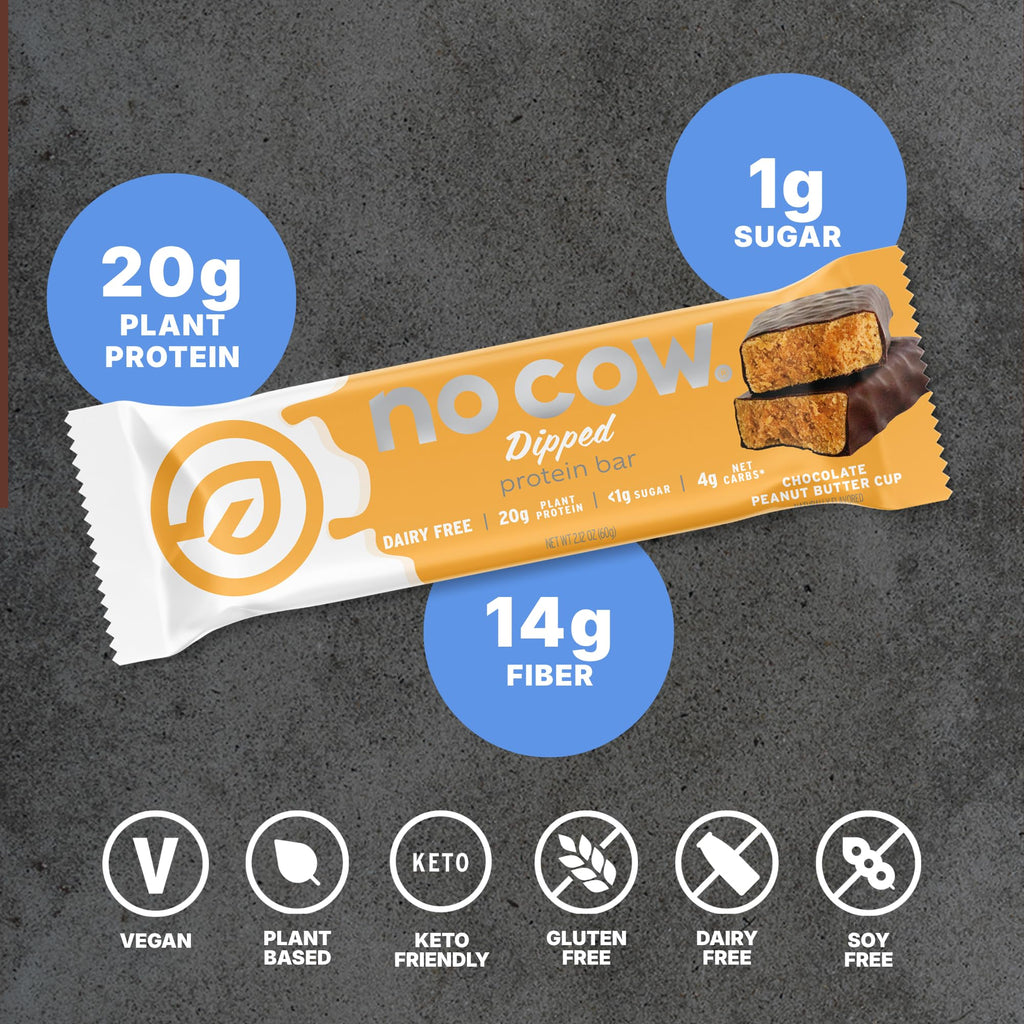 No Cow Vegan Protein Bars, Best Sellers, Upgraded