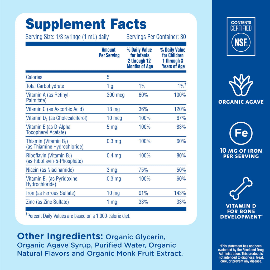 Mommy's Bliss Baby Multivitamin + Iron - 30 ml - image 5