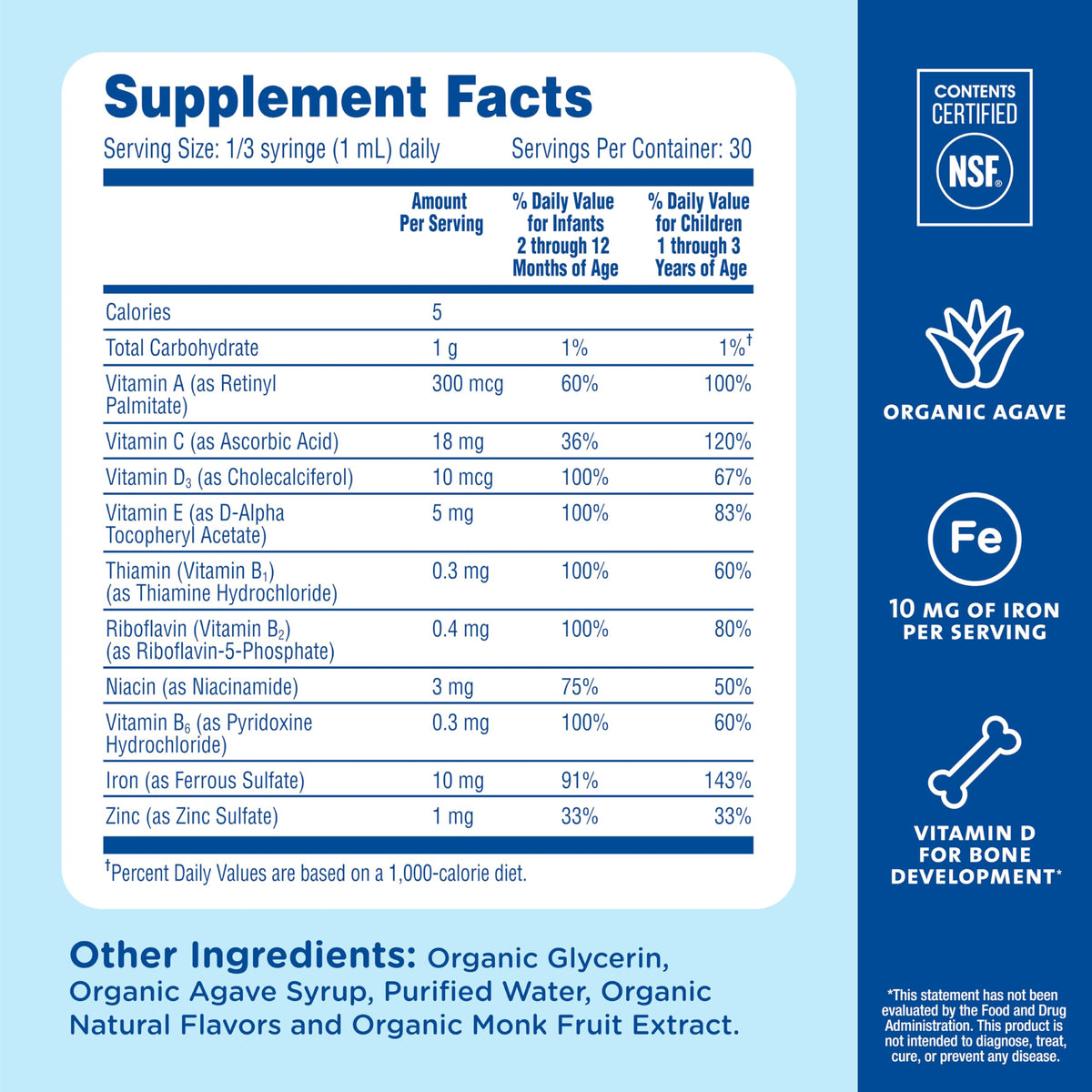 Mommy's Bliss Baby Multivitamin + Iron - 30 ml - image 5