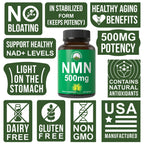 Peak Performance NMN Supplement 500mg - 30 Capsules - image 3