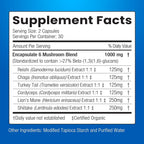 ENCAPSULATE 6 Mushroom Blend 1000mg Immune Support - 60 Capsules - image 3