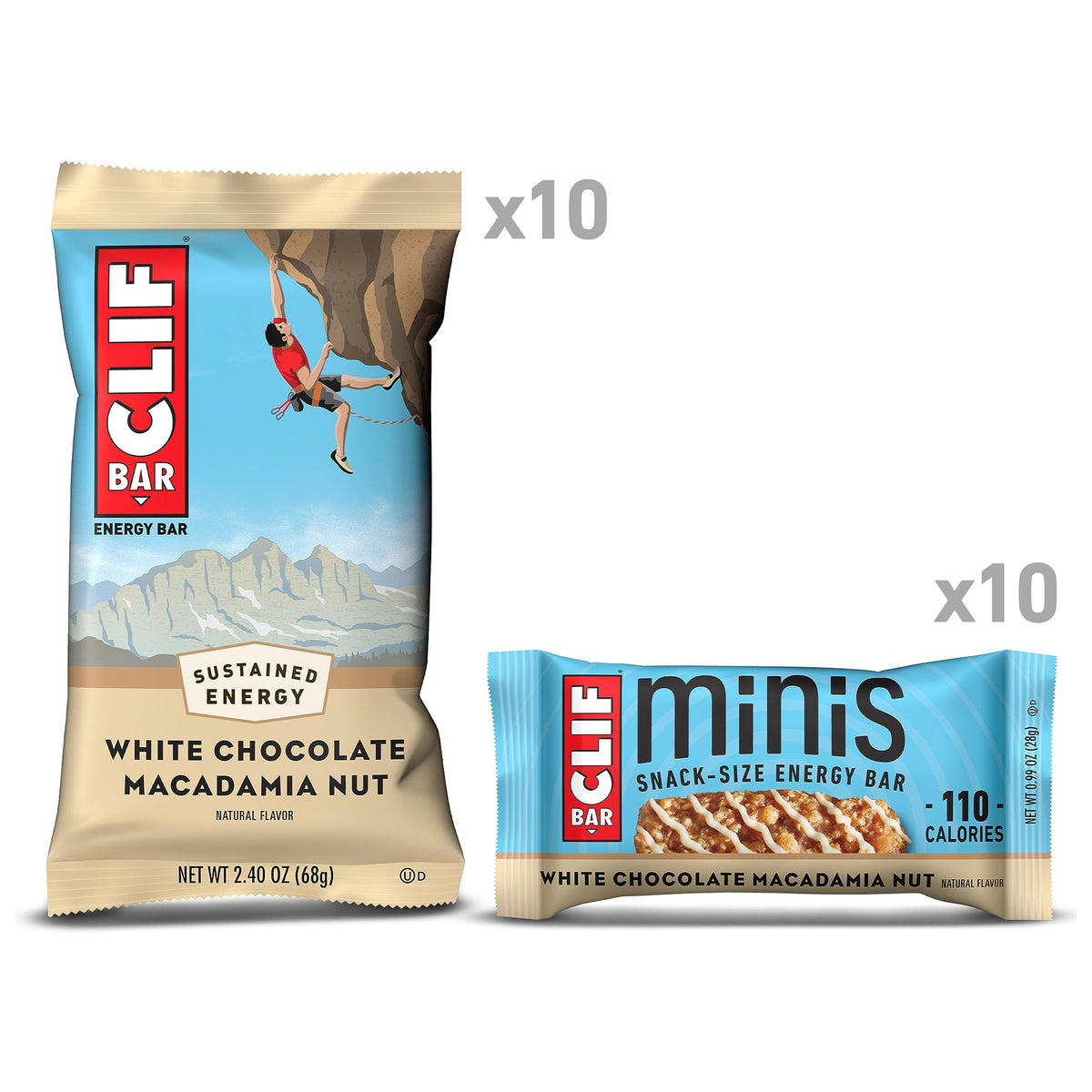 CLIF Bar White Chocolate Macadamia Nut Energy Bars - 20 Count - image 2
