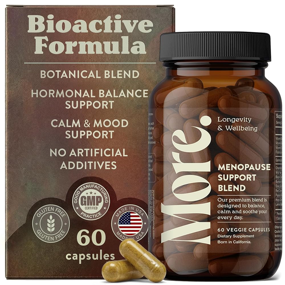 More. Longevity Menopause Supplement for Hot Flashes - 60 Capsules