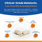 Perfect Vitamin Products Melatonin 60mg Sleep Aid - 180 Capsules - image 4