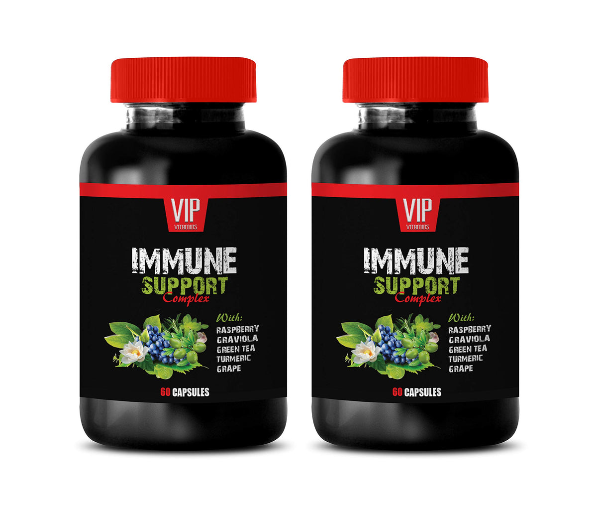 VIP Supplements Immune Support Complex with Turmeric - 120 Capsules
