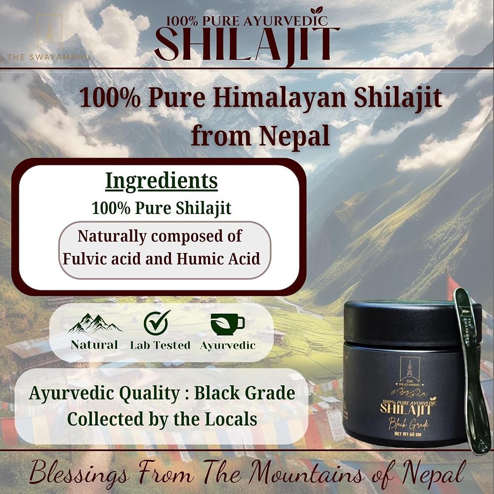 The Swayambhu Himalayan Shilajit Resin Black Grade - 60g - image 5