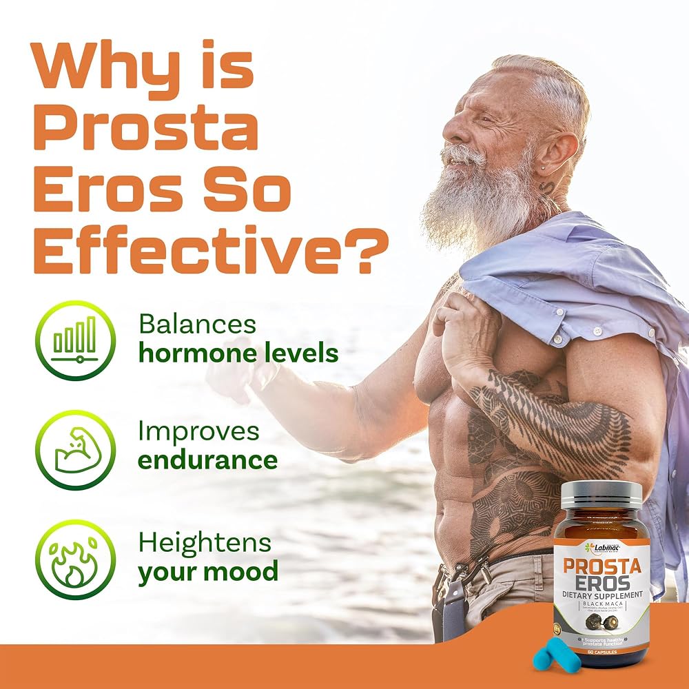 Prosta Eros - ProstaEros- Prostate Support Supplement - 7 Natural