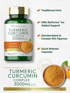 Carlyle Turmeric Curcumin with Black Pepper - 90 Capsules - image 4