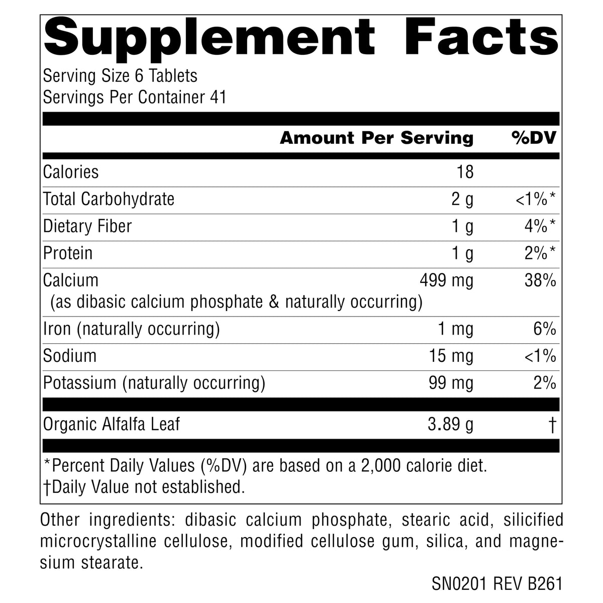 Source Naturals Alfalfa 10 Grain 648mg