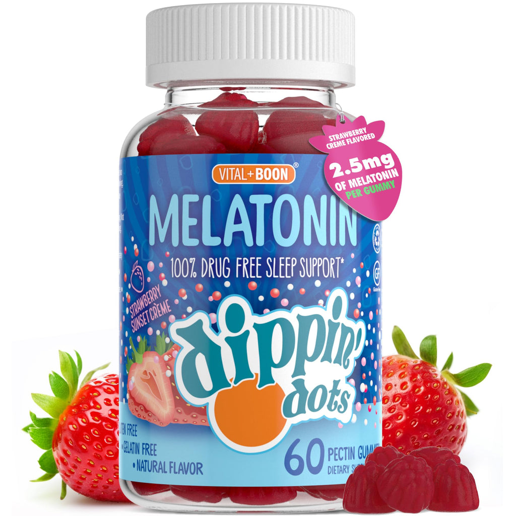 Vital+Boon Dippin' Dots Kids Melatonin Gummies Sleep Aid 2.5mg - 60 Count - image 8