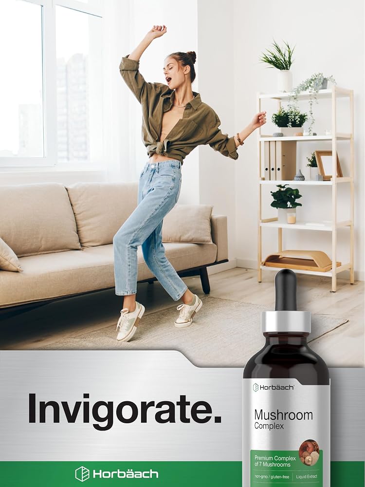 Horbäach Mushroom Complex Liquid Drops - 4 Fl Oz - image 6