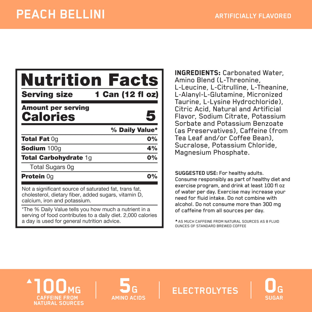 Optimum Nutrition Essential Amino Energy Sparkling Hydration Drink