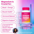 Pink Stork Magnesium Glycinate with Vitamin D3 - 60 Capsules - image 3