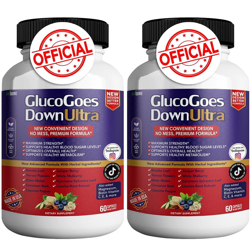 BIOQUIRE Gluco Goes Down Ultra Dietary Supplement