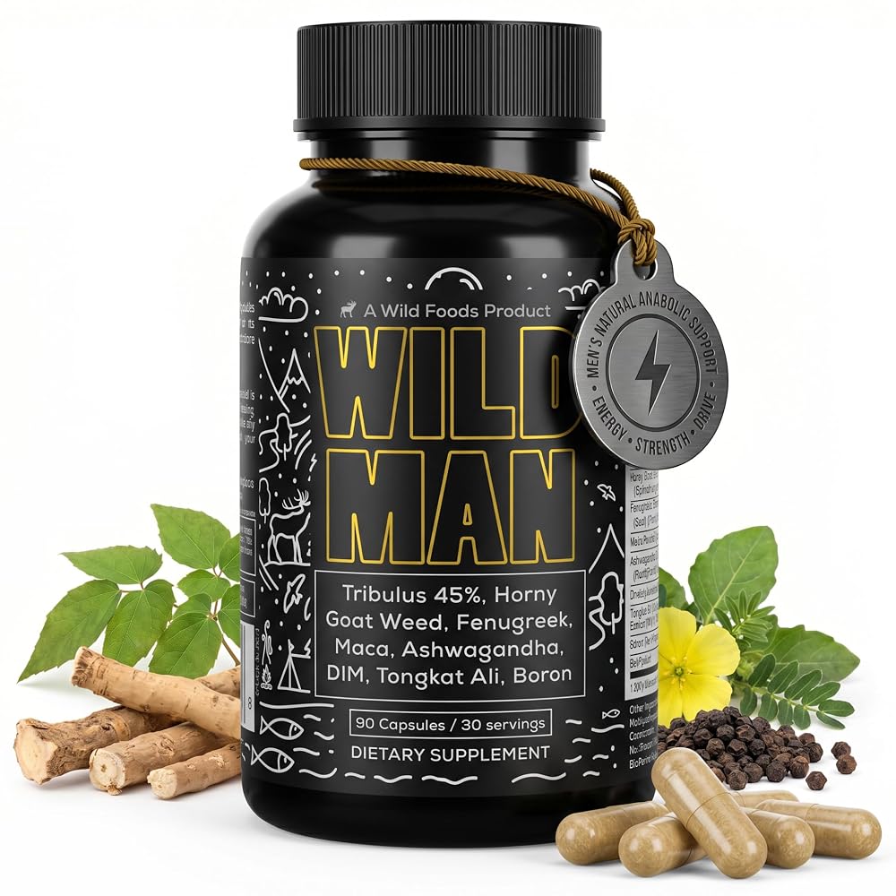 Wild Foods Herbal Stack for Man - 90 Capsules