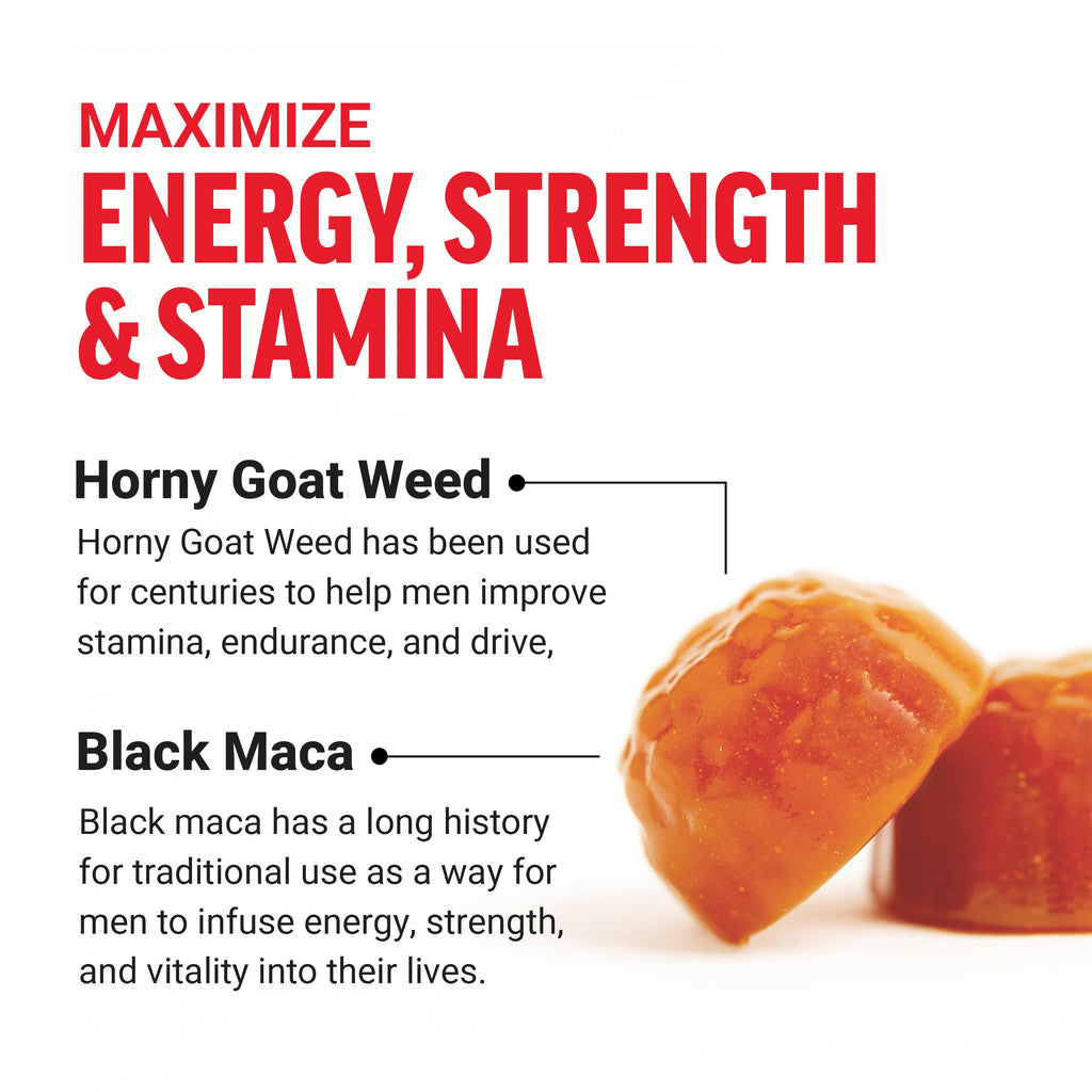 Force Factor Test X180 Gummies Testosterone Booster for Men