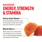 Force Factor Test X180 Gummies Testosterone Booster for Men