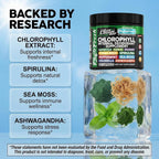 Clean Nutra Chlorophyll Capsules Supplement Internal Deodorant - image 3