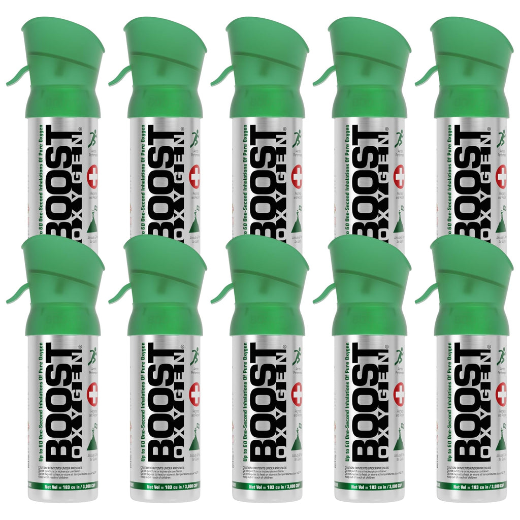 Boost Oxygen Pocket Size Natural 3L Canister - 10 Pack