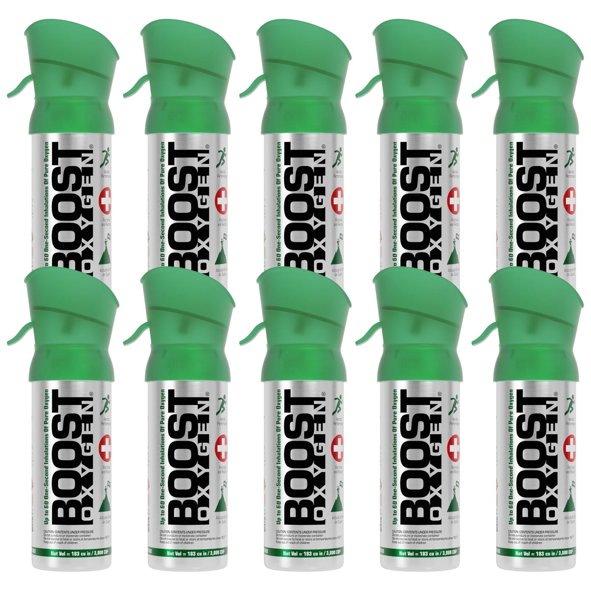 Boost Oxygen Pocket Size Natural 3L Canister - 10 Pack