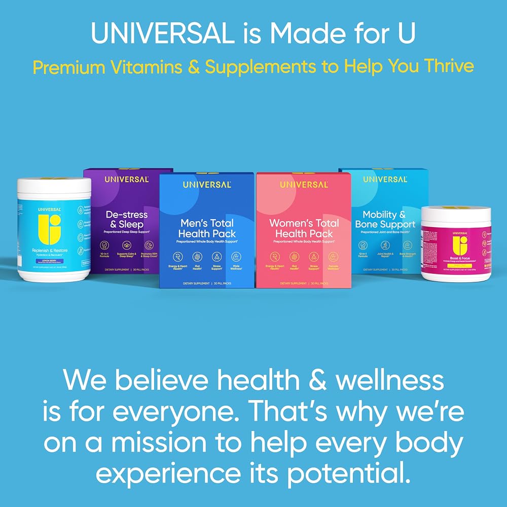 Universal U Mobility & Bone Support Daily Multivitamin - 30 Packs - image 6