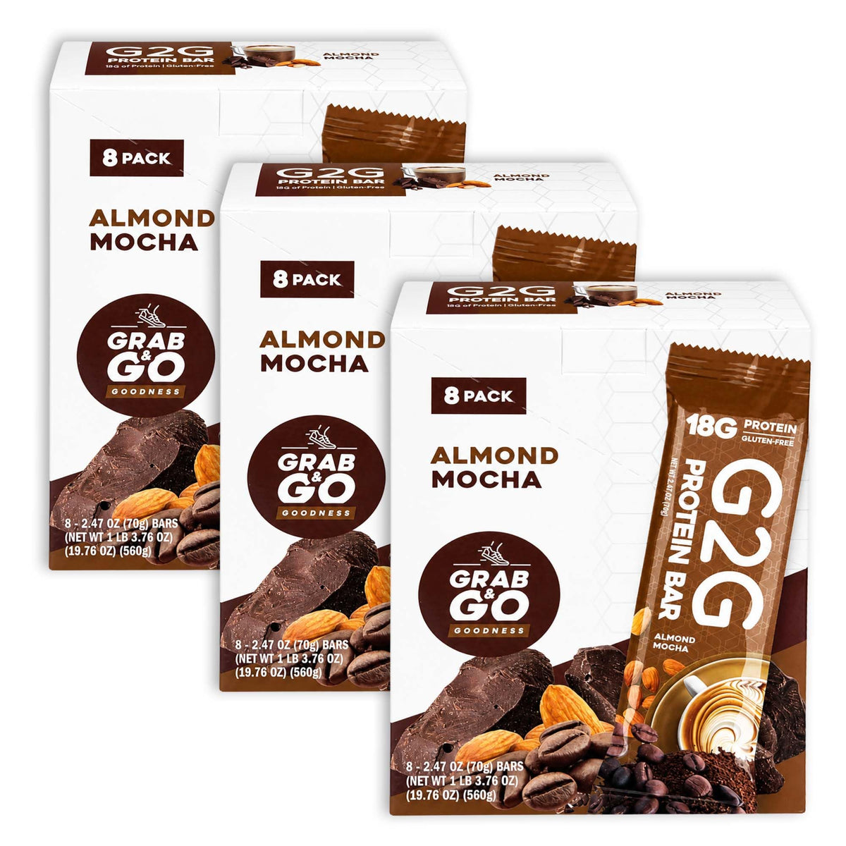 G2G Protein Bar, Almond Mocha Parent
