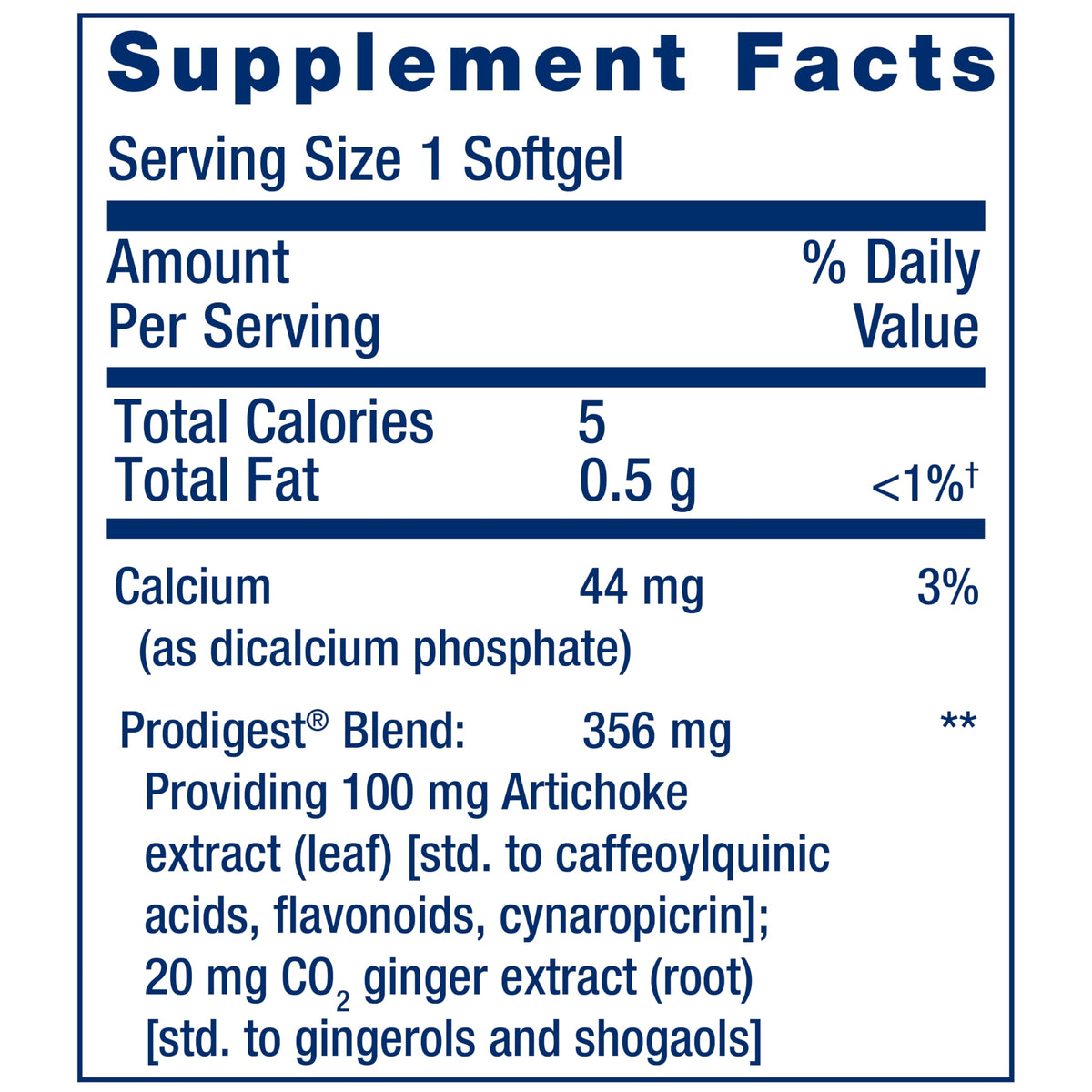 Life Extension Bloat Relief - 60 Softgels - image 3