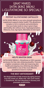 Elizkof Beauty B'Beau Glutathione 500mg & Vitamin C Capsules - 90 Count - image 7