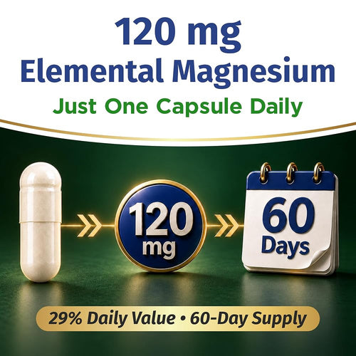 1 Body Magnesium Glycinate Complex for Sleep - 60 Capsules - image 2