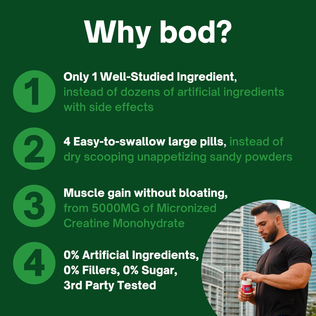 Bod Creatine Capsules